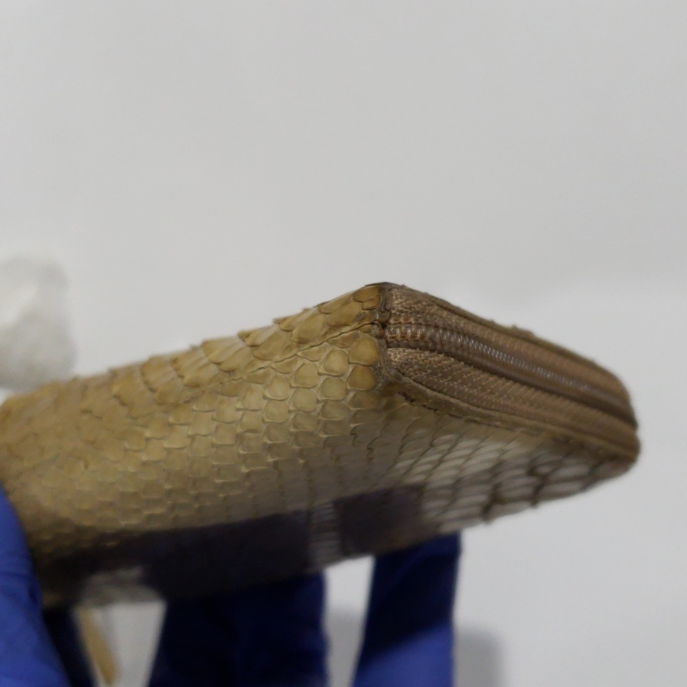 Authentic Atao Python Skin Leather “Limo” Wallet … - image 6